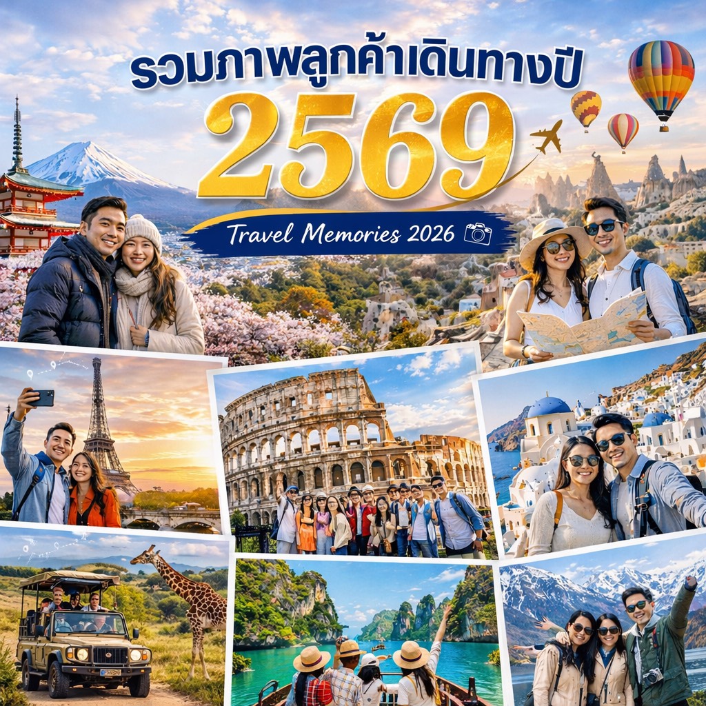 รวมภาพท่องเที่ยวลูกค้า ปี 2569